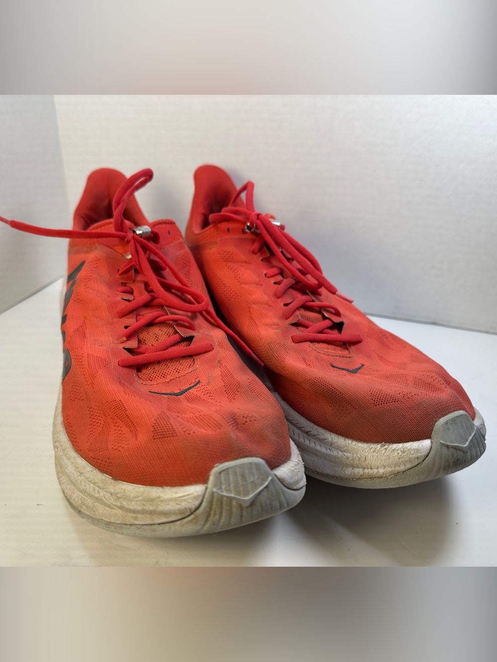 Hoka Men’s Red Running Shoes Lace-Up Size 13